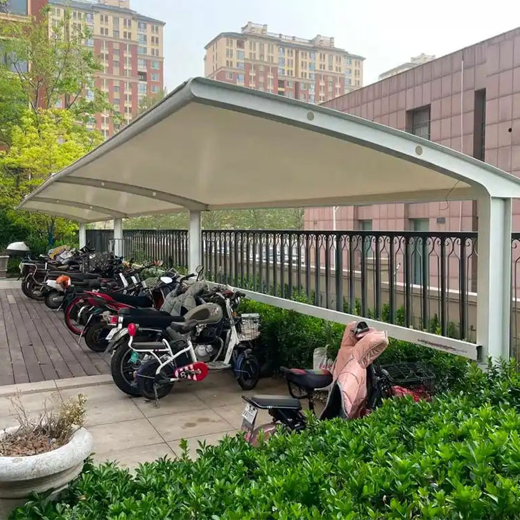 平湖市膜结构电动车棚